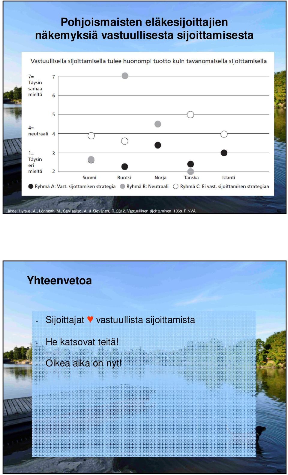 sijoittamisesta Yhteenvetoa Sijoittajat