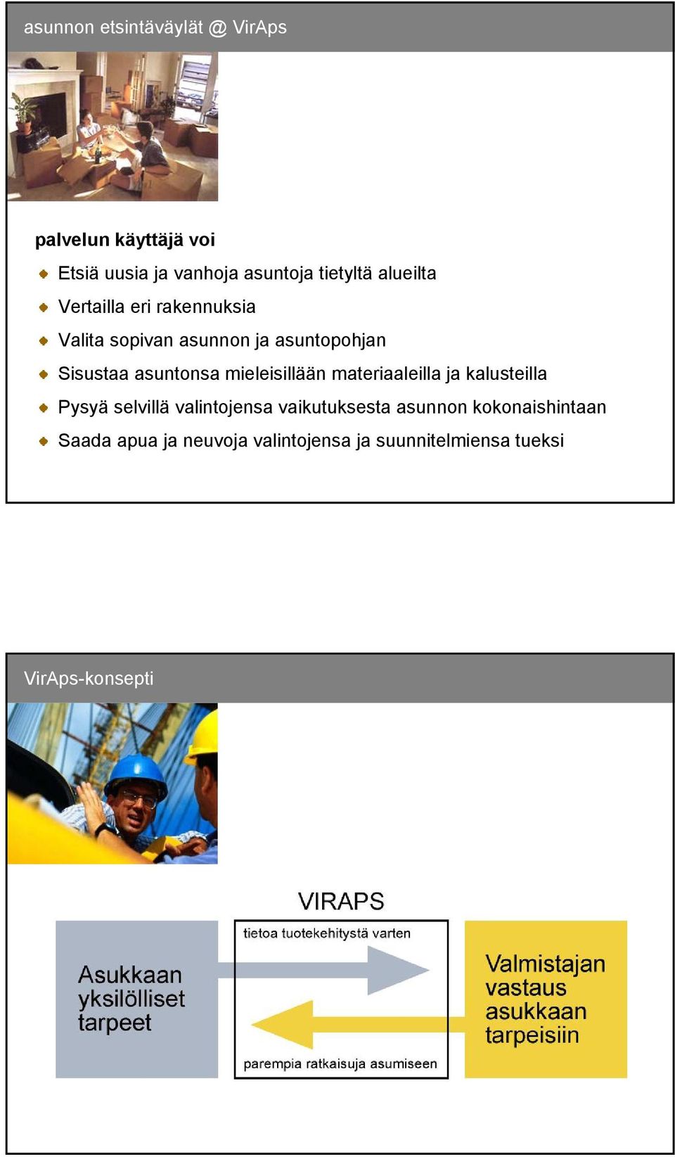 mieleisillään materiaaleilla ja kalusteilla Pysyä selvillä valintojensa vaikutuksesta asunnon kokonaishintaan Saada apua ja