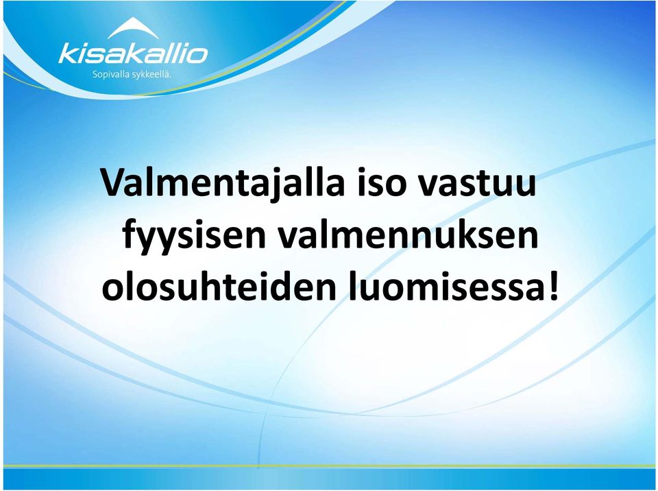 valmennuksen