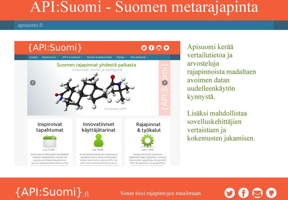 avoimen datan uudelleenkäytön kynnystä.