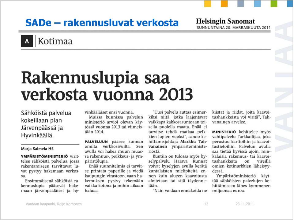 Sanomat Vantaan