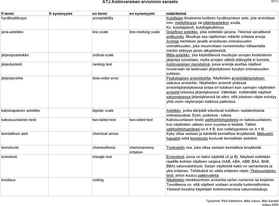 Muuttuja saa rajattoman määrän erilaisia arvoja. Arvioija merkitsee janalle arvioitavan ominaisuuden voimakkuuden, joka muunnetaan numeeriseksi mittaamalla merkin etäisyys janan alkupisteestä.