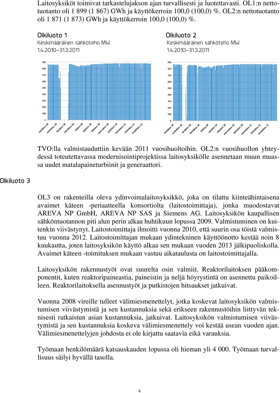 OL2:n vuosihuollon yhteydessä toteutettavassa modernisointiprojektissa laitosyksikölle asennetaan muun muassa uudet matalapaineturbiinit ja generaattori.