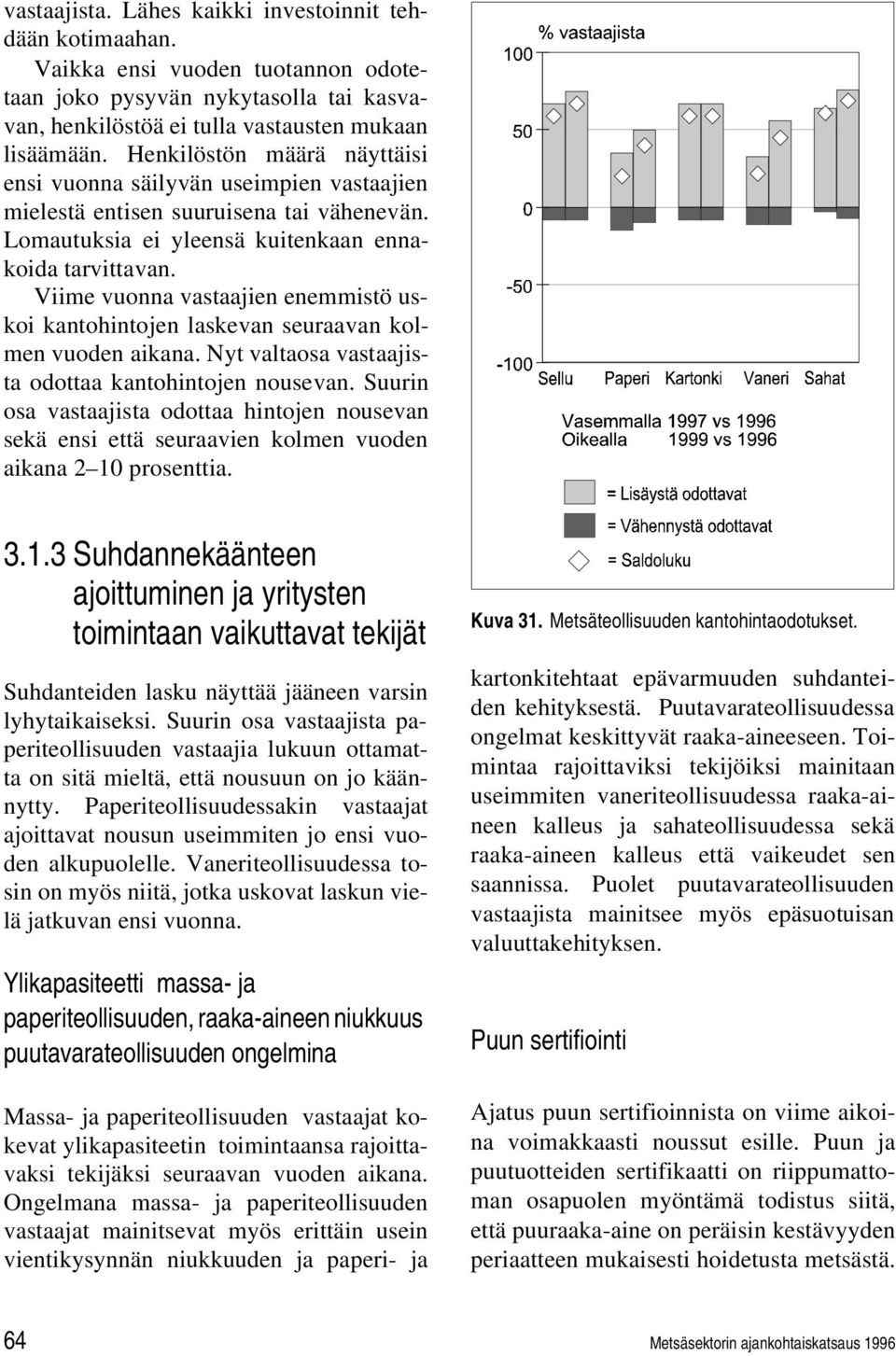 Viime vuonna vastaajien enemmistö uskoi kantohintojen laskevan seuraavan kolmen vuoden aikana. Nyt valtaosa vastaajista odottaa kantohintojen nousevan.