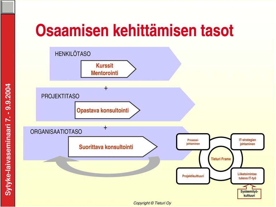 konsultointi Projektikulttuuri Tieturi Frame IT-strategian