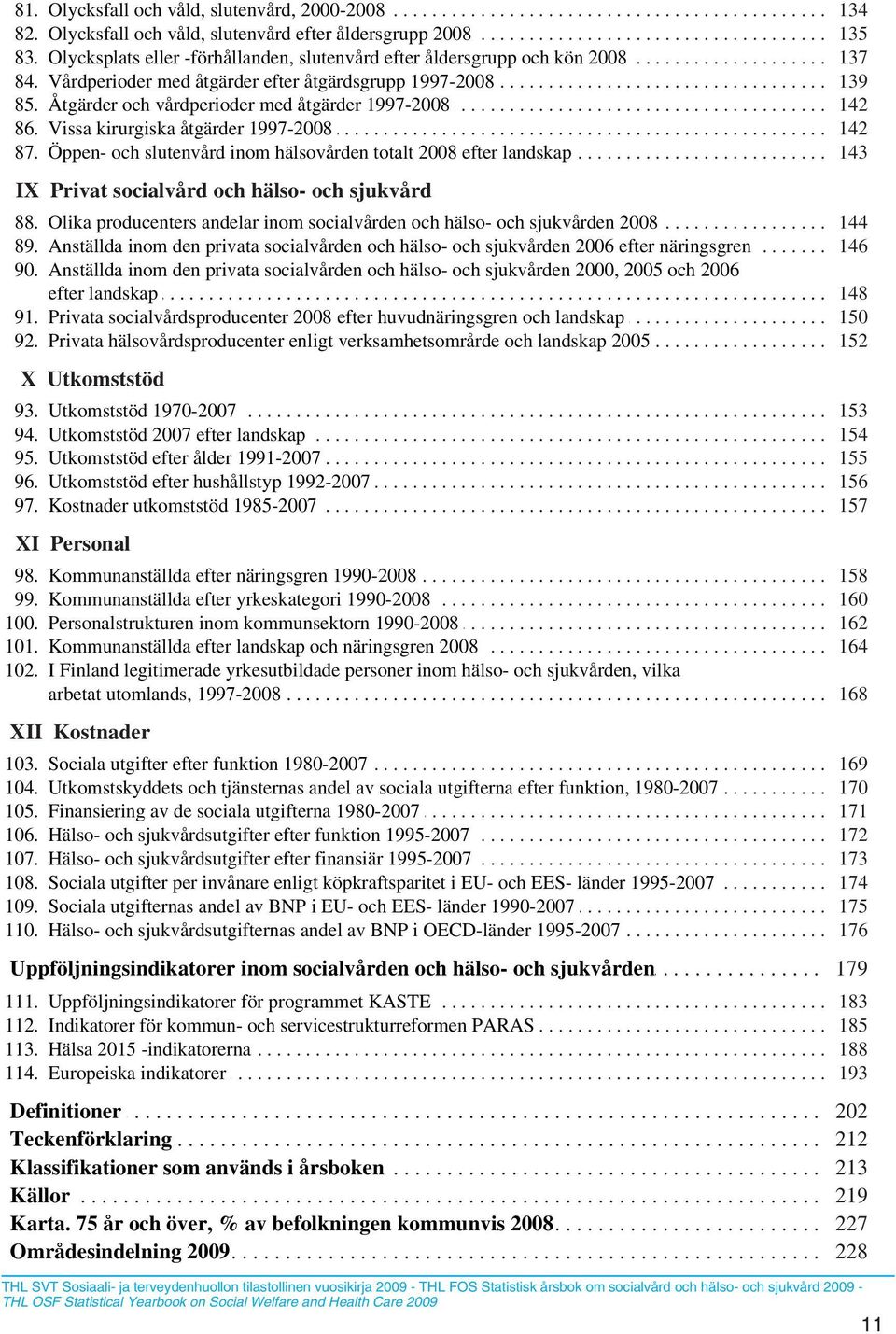 .. kön.... 2008........................ 137.. 84... Vårdperioder........... med.... åtgärder....... efter.... åtgärdsgrupp........... 1997-2008........................................... 139. 85.
