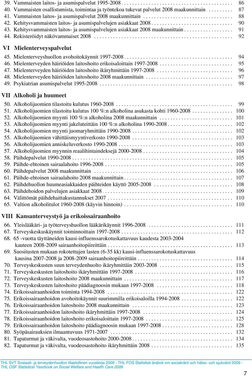 . 42... Kehitysvammaisten................ laitos-...... ja.. asumispalvelujen.............. asiakkaat........ 2008.................................. 90. 43.... Kehitysvammaisten................ laitos-...... ja.. asumispalvelujen.............. asiakkaat........ 2008..... maakunnittain.