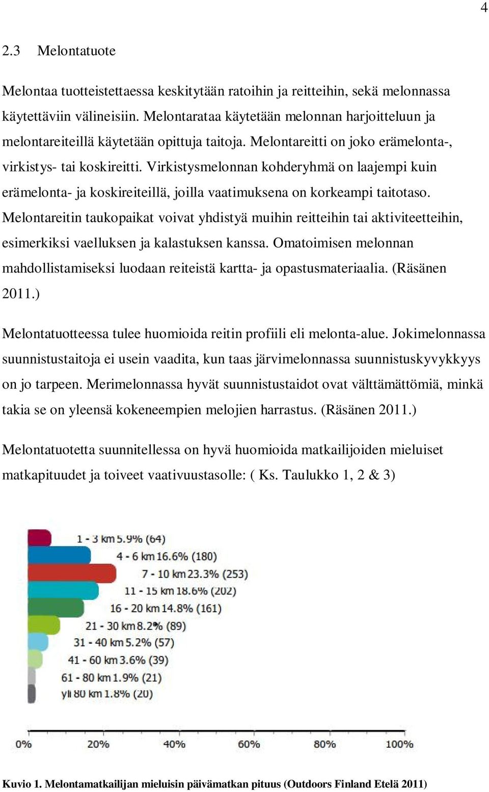 Virkistysmelonnan kohderyhmä on laajempi kuin erämelonta- ja koskireiteillä, joilla vaatimuksena on korkeampi taitotaso.