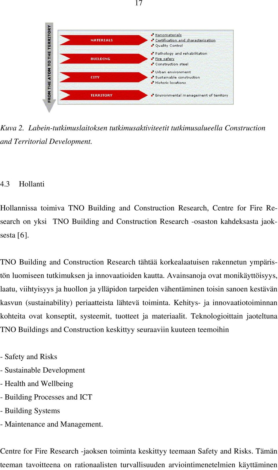 TNO Building and Construction Research tähtää korkealaatuisen rakennetun ympäristön luomiseen tutkimuksen ja innovaatioiden kautta.