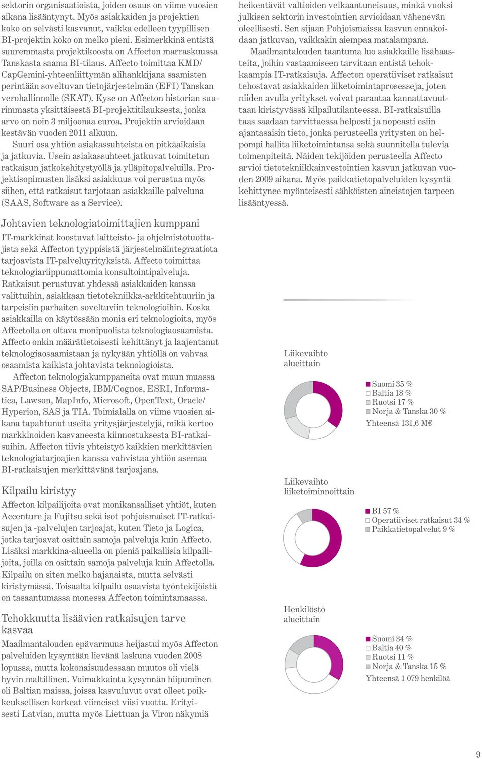 Affecto toimittaa KMD/ CapGemini-yhteenliittymän alihankkijana saamisten perintään soveltuvan tietojärjestelmän (EFI) Tanskan verohallinnolle (SKAT).