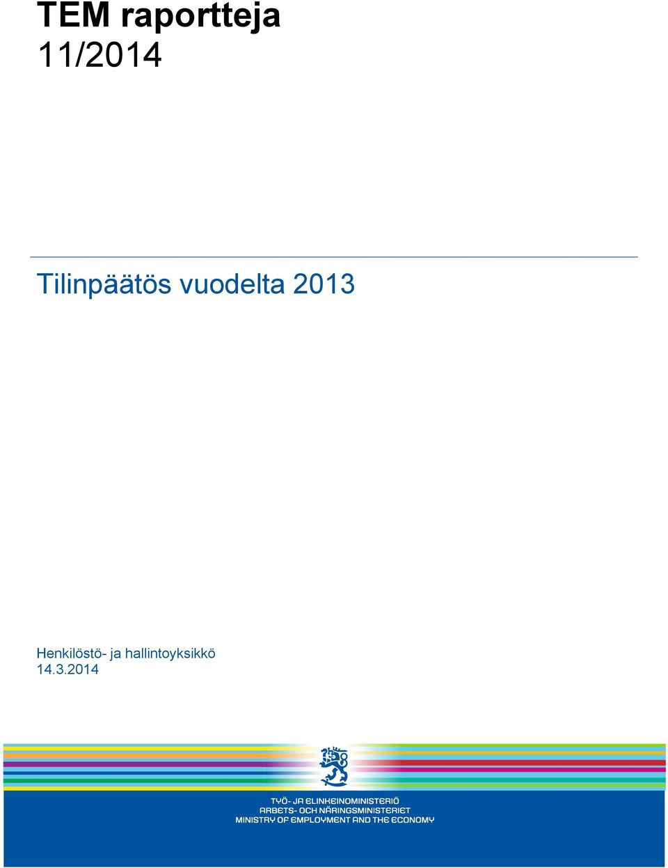 2013 Henkilöstö- ja