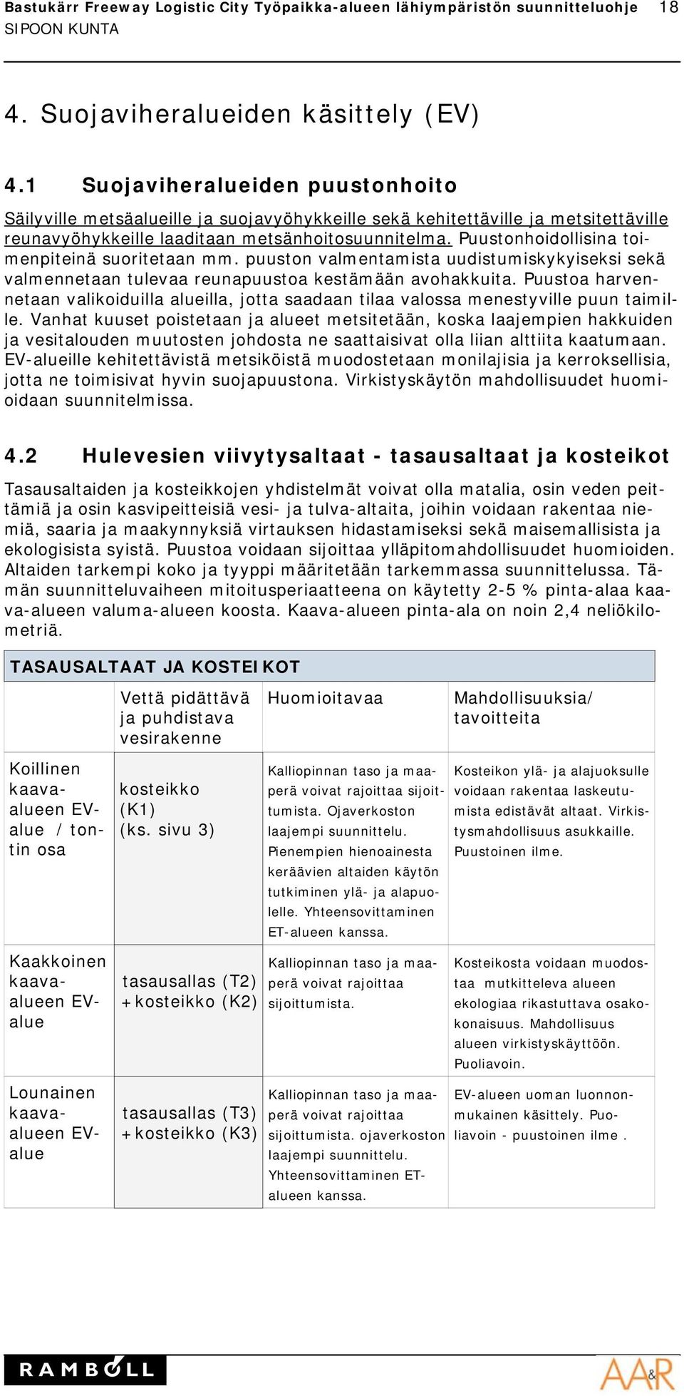 Puustonhoidollisina toimenpiteinä suoritetaan mm. puuston valmentamista uudistumiskykyiseksi sekä valmennetaan tulevaa reunapuustoa kestämään avohakkuita.