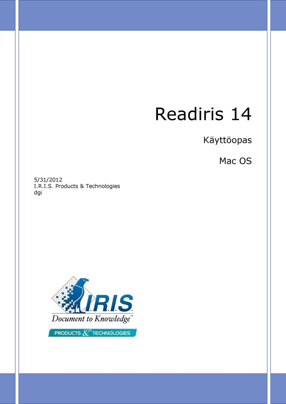 5/31/2012 I.R.I.S.