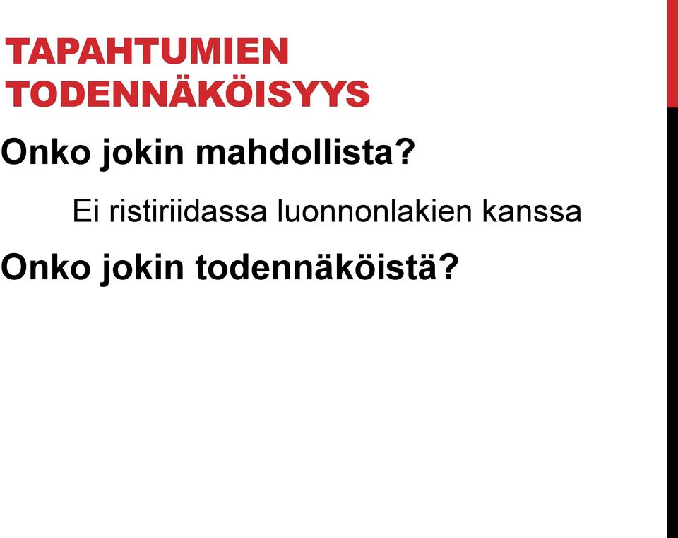 Ei ristiriidassa