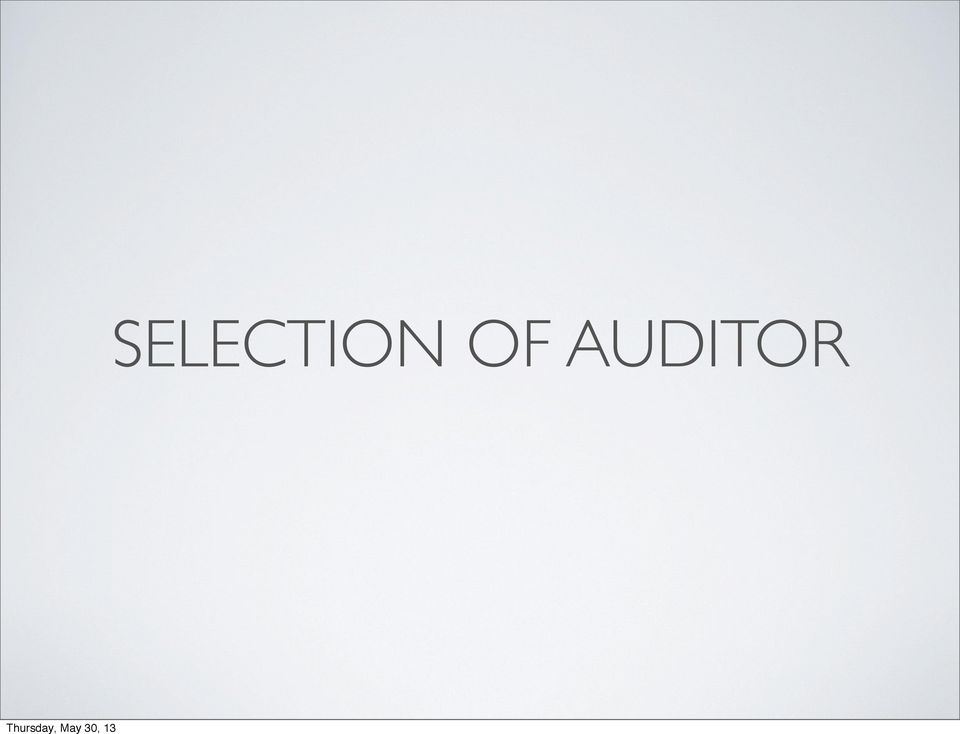 AUDITOR