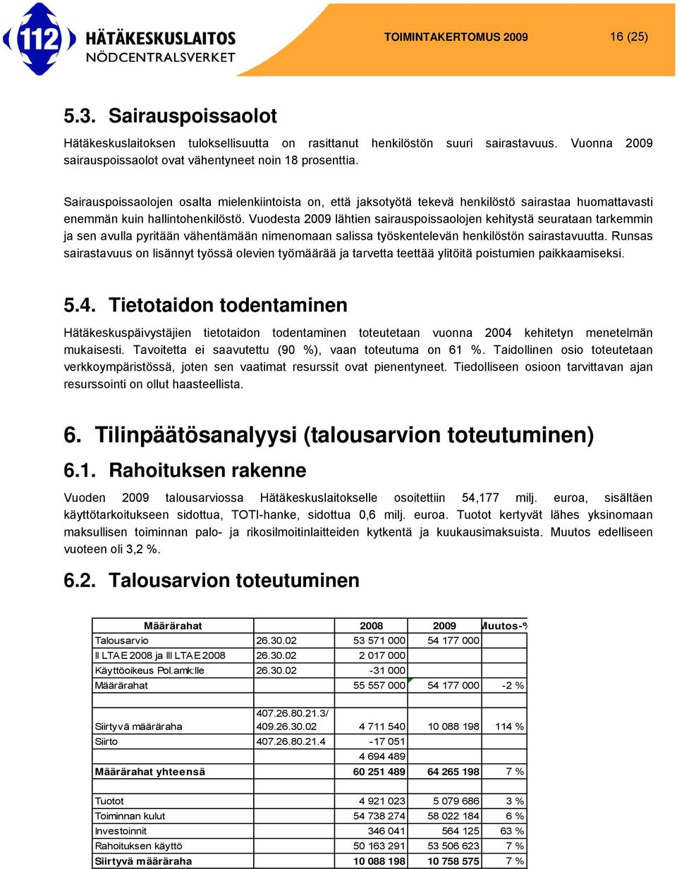 Vuodesta lähtien sairauspoissaolojen kehitystä seurataan tarkemmin ja sen avulla pyritään vähentämään nimenomaan salissa työskentelevän henkilöstön sairastavuutta.