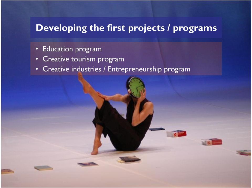 Creative tourism program