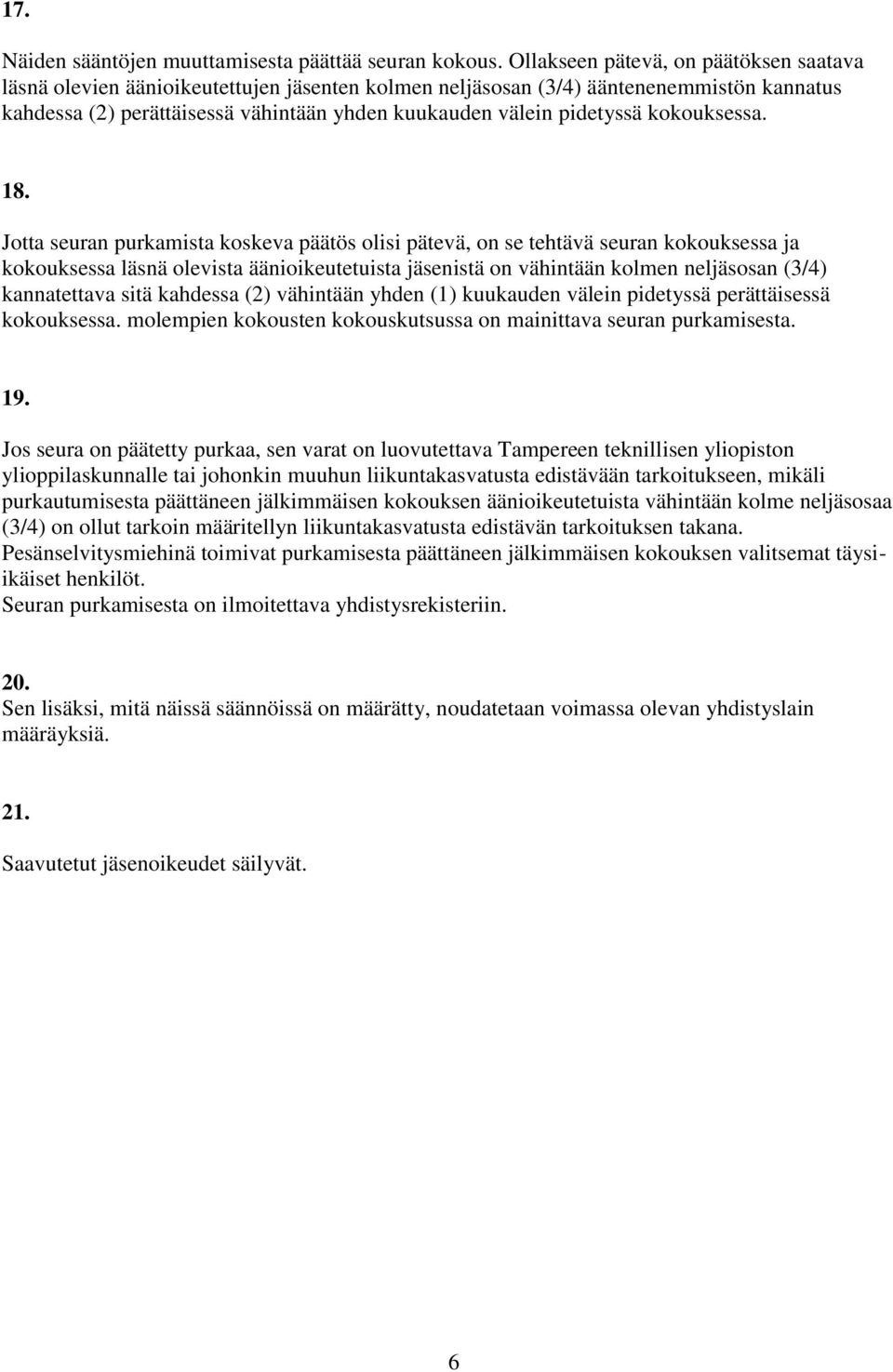 kokouksessa. 18.
