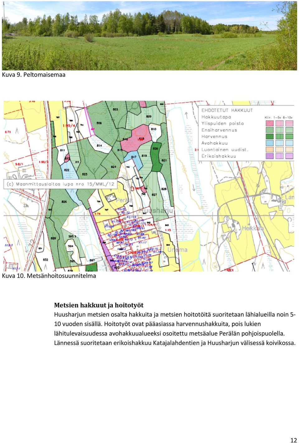 hoitotöitä suoritetaan lähialueilla noin 5 10 vuoden sisällä.