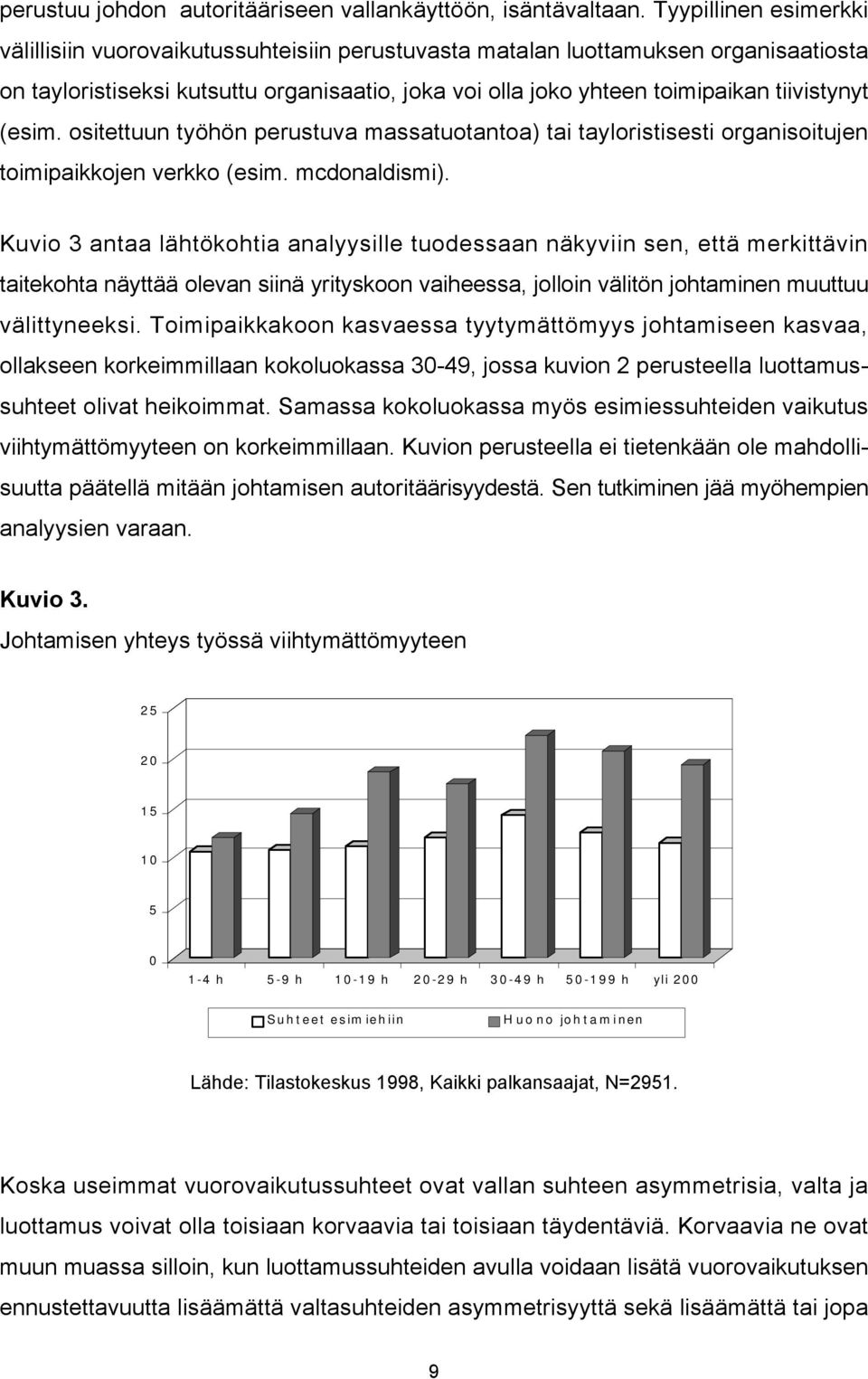 (esim. ositettuun työhön perustuva massatuotantoa) tai tayloristisesti organisoitujen toimipaikkojen verkko (esim. mcdonaldismi).