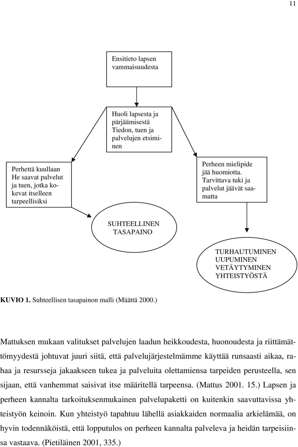 ) Mattuksen mukaan valitukset palvelujen laadun heikkoudesta, huonoudesta ja riittämättömyydestä johtuvat juuri siitä, että palvelujärjestelmämme käyttää runsaasti aikaa, rahaa ja resursseja