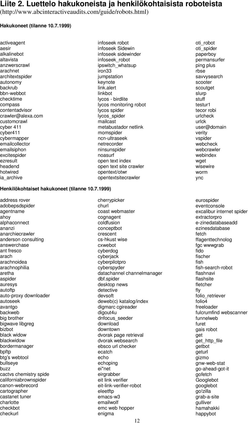 com customcrawl cyber 411 cyber411 cybermapper emailcollector emailsiphon excitespider ezresult headend hotwired ia_archive infoseek robot infoseek Sidewin infoseek sidewinder infoseek_robot