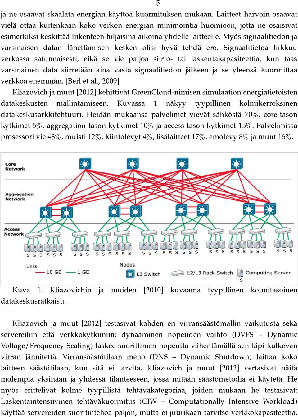 Myös signaalitiedon ja varsinaisen datan lähettämisen kesken olisi hyvä tehdä ero.