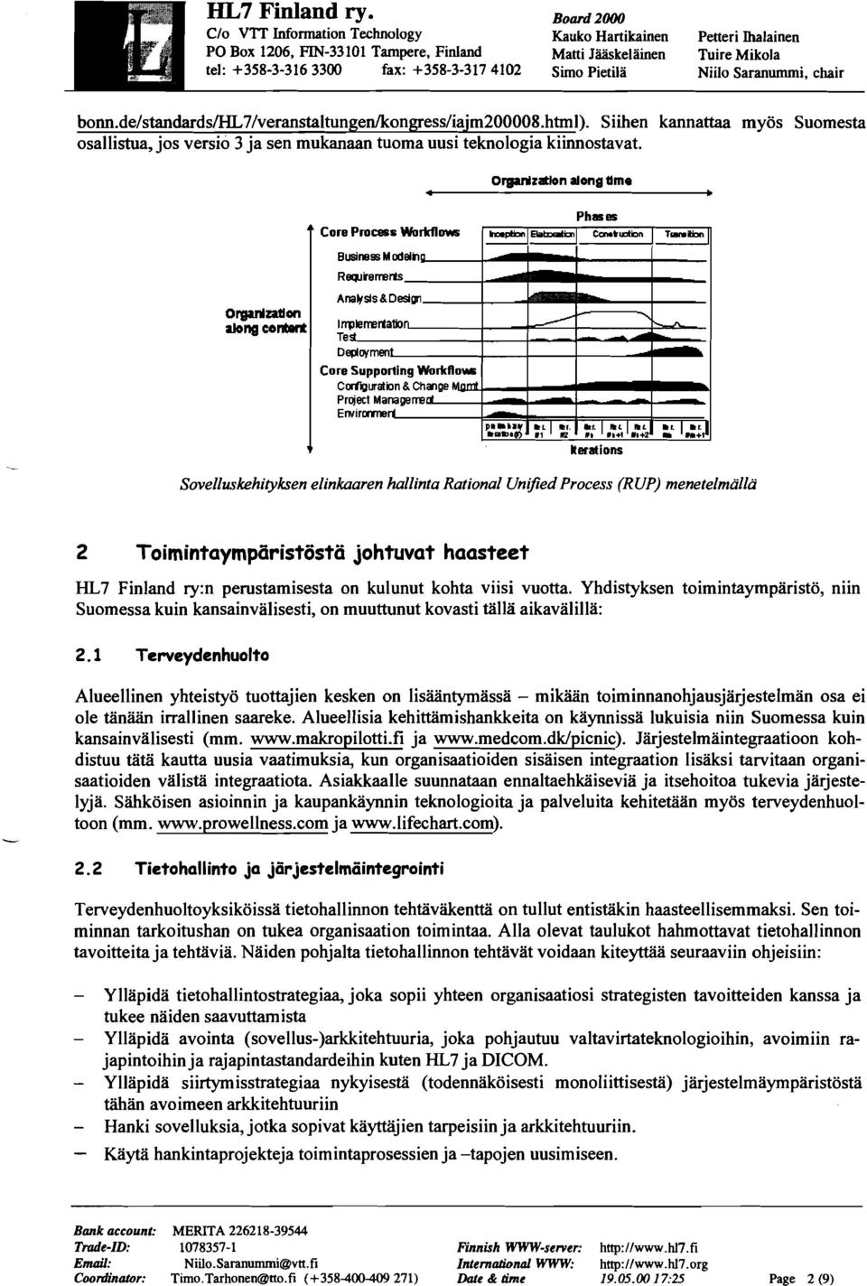 T Core Pmcess Workiiowrr Business Modainp Pharas hrp(tnl~-l ccr*cufin 1 ~-lion 1 I I Sovelluskehityksen elinkaaren hallinta Rational Unijed Process (RUP) menetelmalla 2 Toimintaympäristösta johtuvat