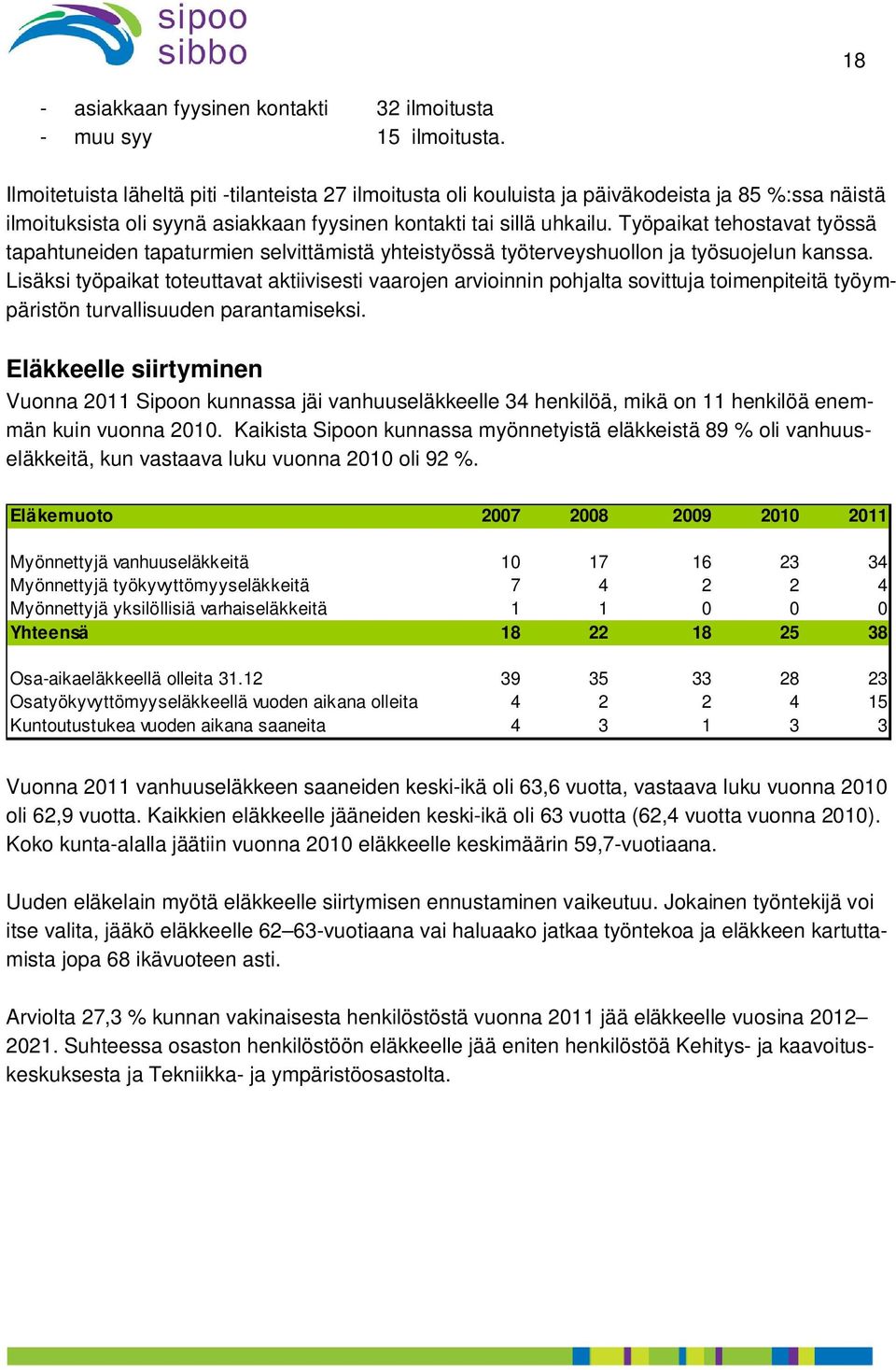 Työpaikat tehostavat työssä tapahtuneiden tapaturmien selvittämistä yhteistyössä työterveyshuollon ja työsuojelun kanssa.