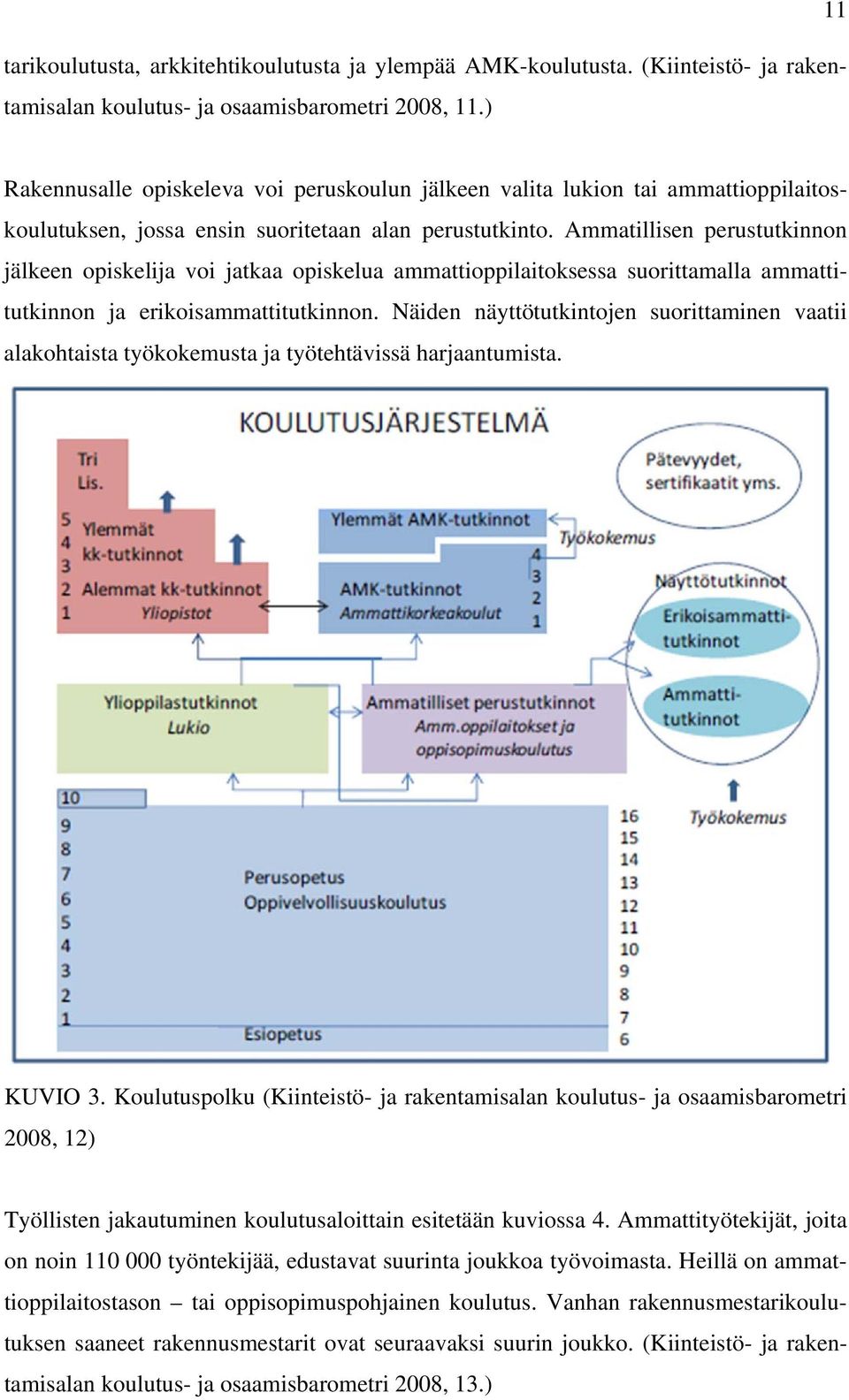 Ammatillisen perustutkinnon jälkeen opiskelija voi jatkaa opiskelua ammattioppilaitoksessa suorittamalla ammattitutkinnon ja erikoisammattitutkinnon.