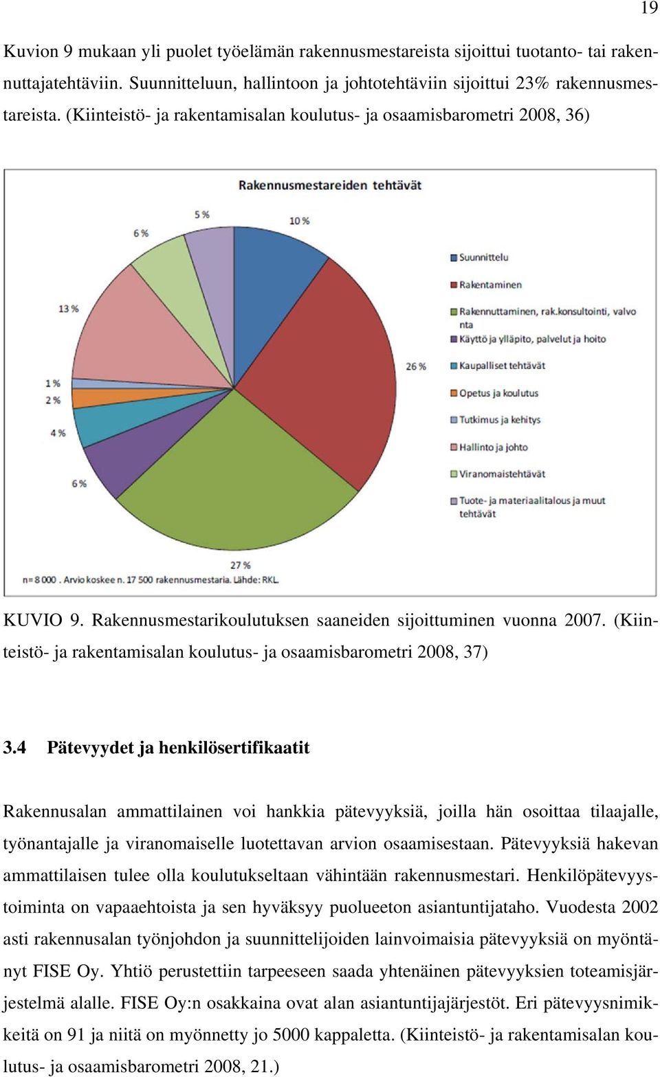 (Kiinteistö- ja rakentamisalan koulutus- ja osaamisbarometri 2008, 37) 3.