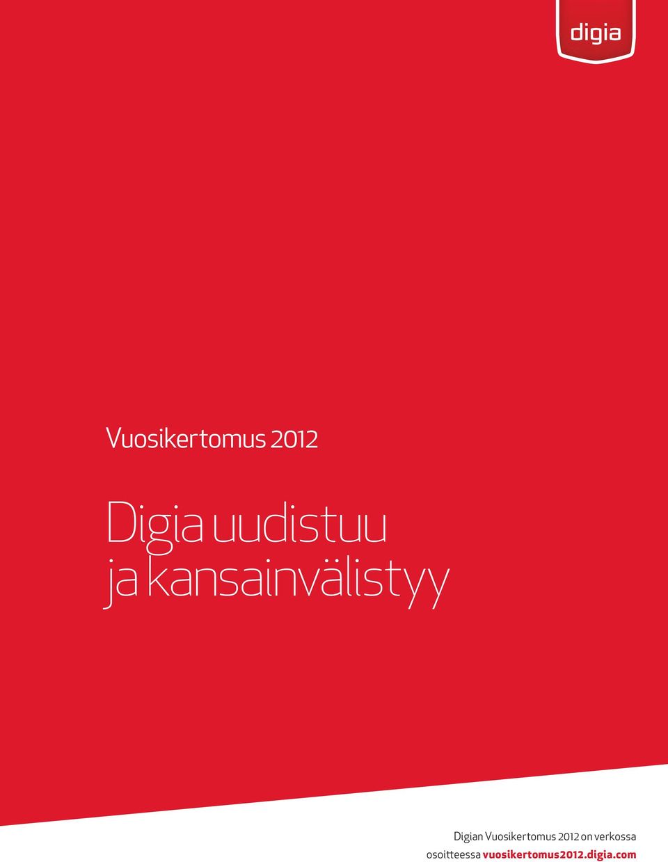 Vuosikertomus 2012 on