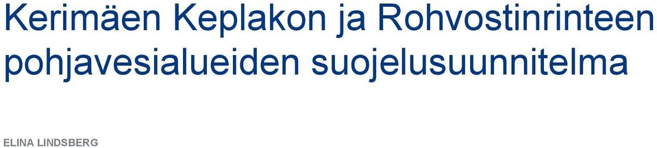 pohjavesialueiden