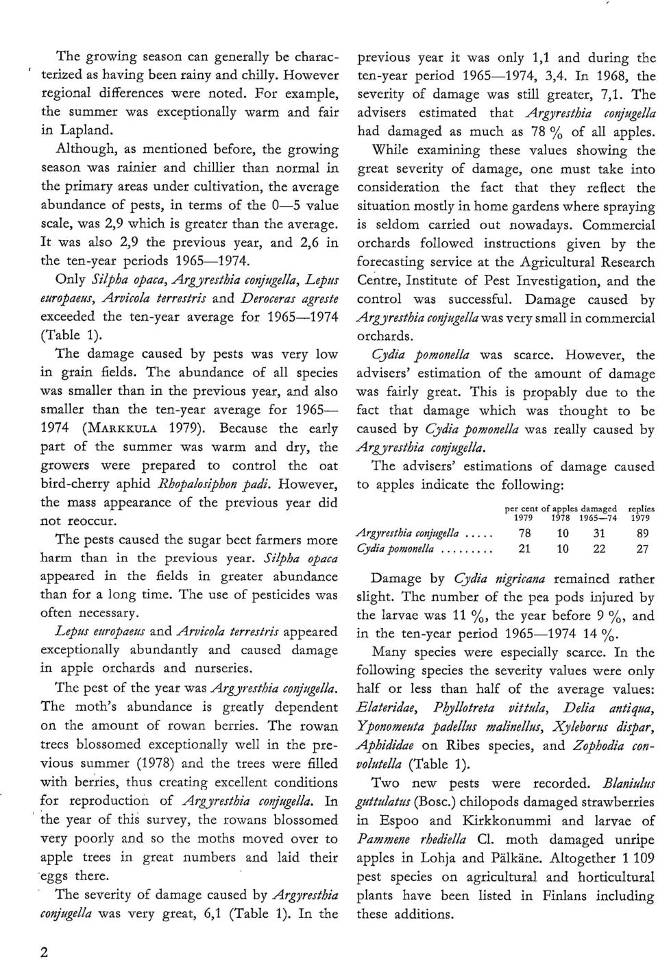 which is greater than the average. It was also 2,9 the previous year, and 2,6 in the ten-year periods 1965-1974.