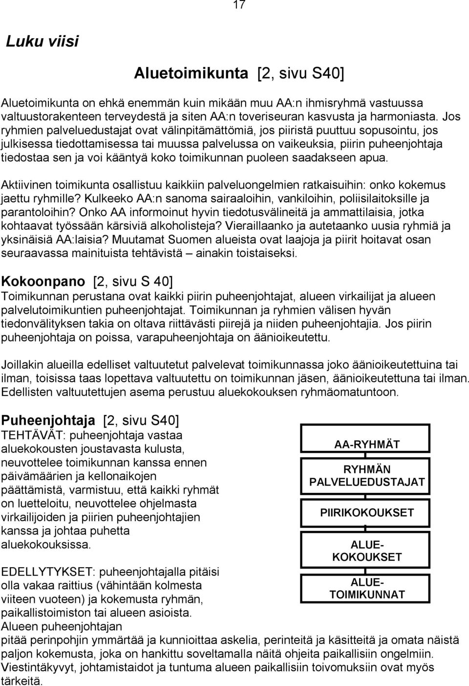 kääntyä koko toimikunnan puoleen saadakseen apua. Aktiivinen toimikunta osallistuu kaikkiin palveluongelmien ratkaisuihin: onko kokemus jaettu ryhmille?