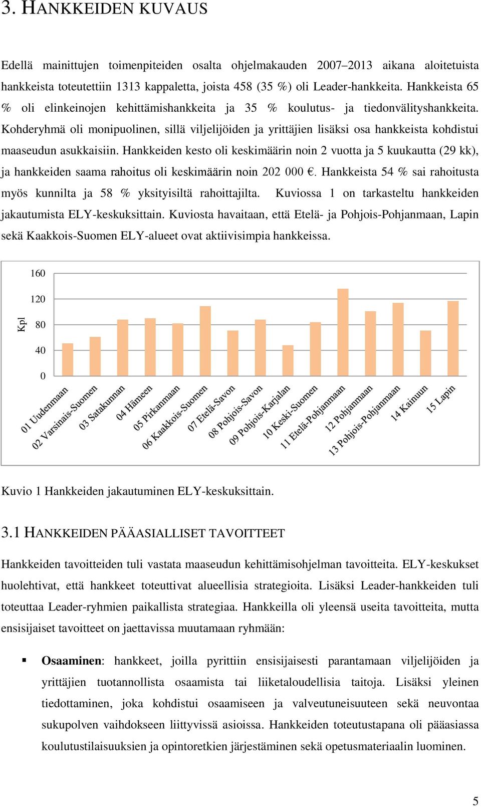 Kohderyhmä oli monipuolinen, sillä viljelijöiden ja yrittäjien lisäksi osa hankkeista kohdistui maaseudun asukkaisiin.