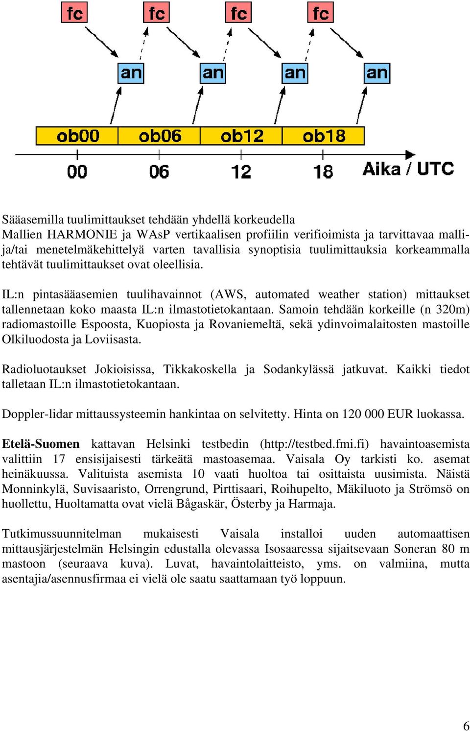 IL:n pintasääasemien tuulihavainnot (AWS, automated weather station) mittaukset tallennetaan koko maasta IL:n ilmastotietokantaan.