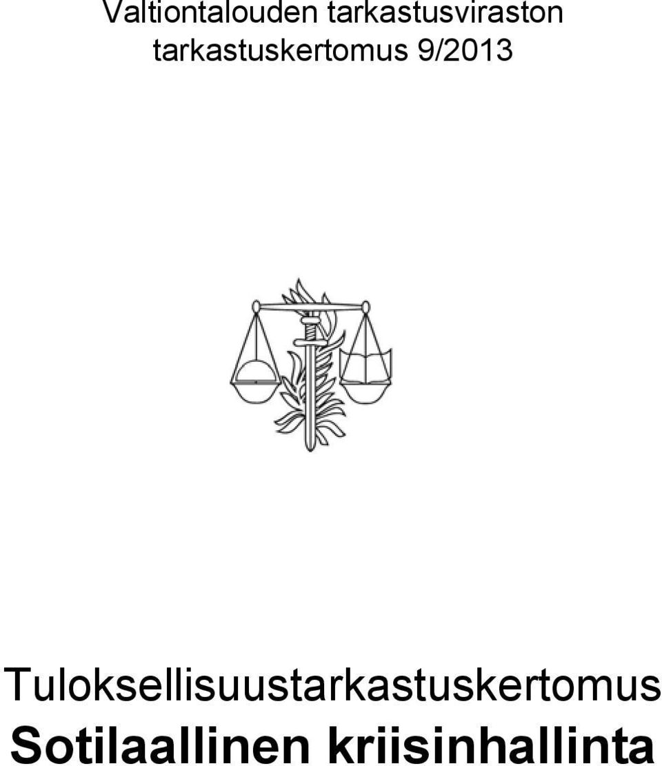 tarkastuskertomus 9/2013