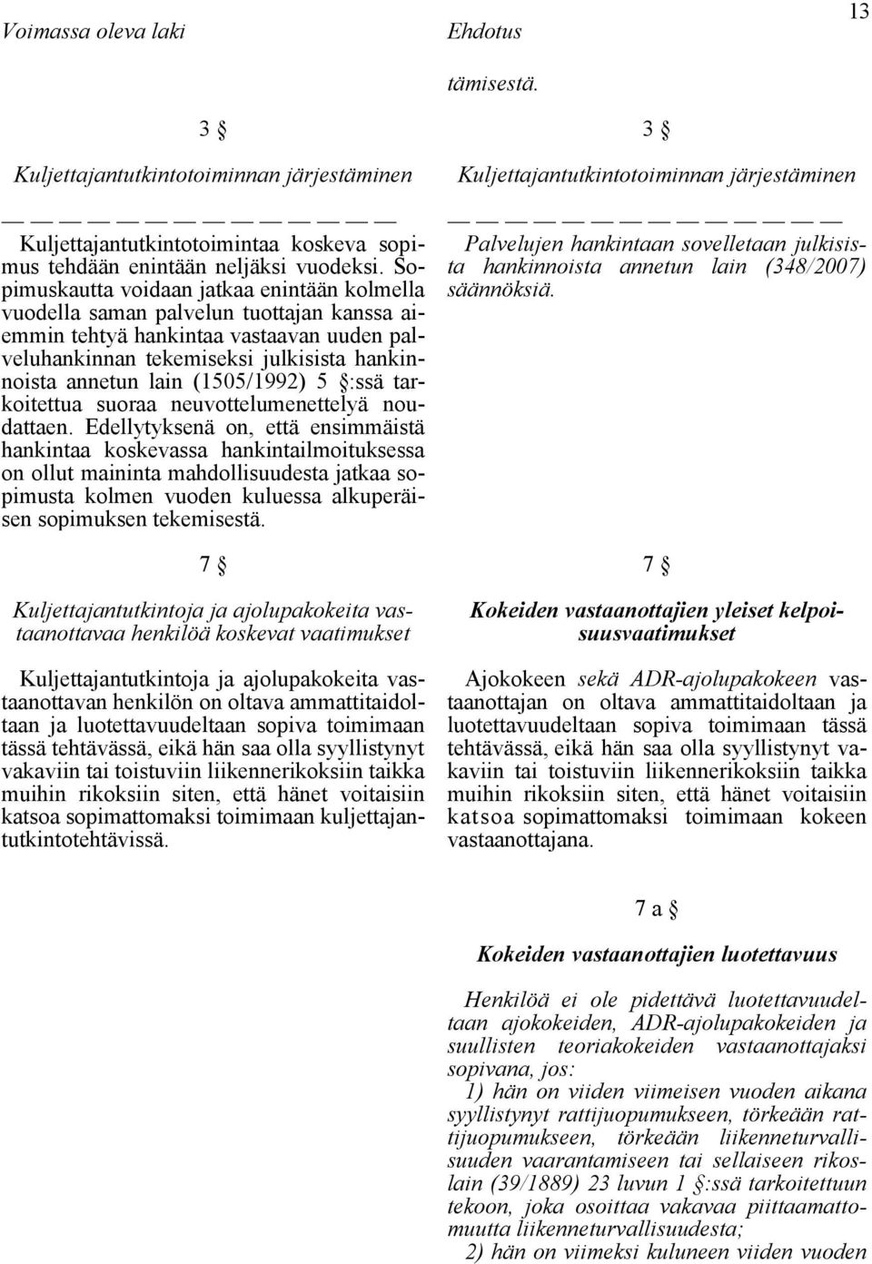 (1505/1992) 5 :ssä tarkoitettua suoraa neuvottelumenettelyä noudattaen.