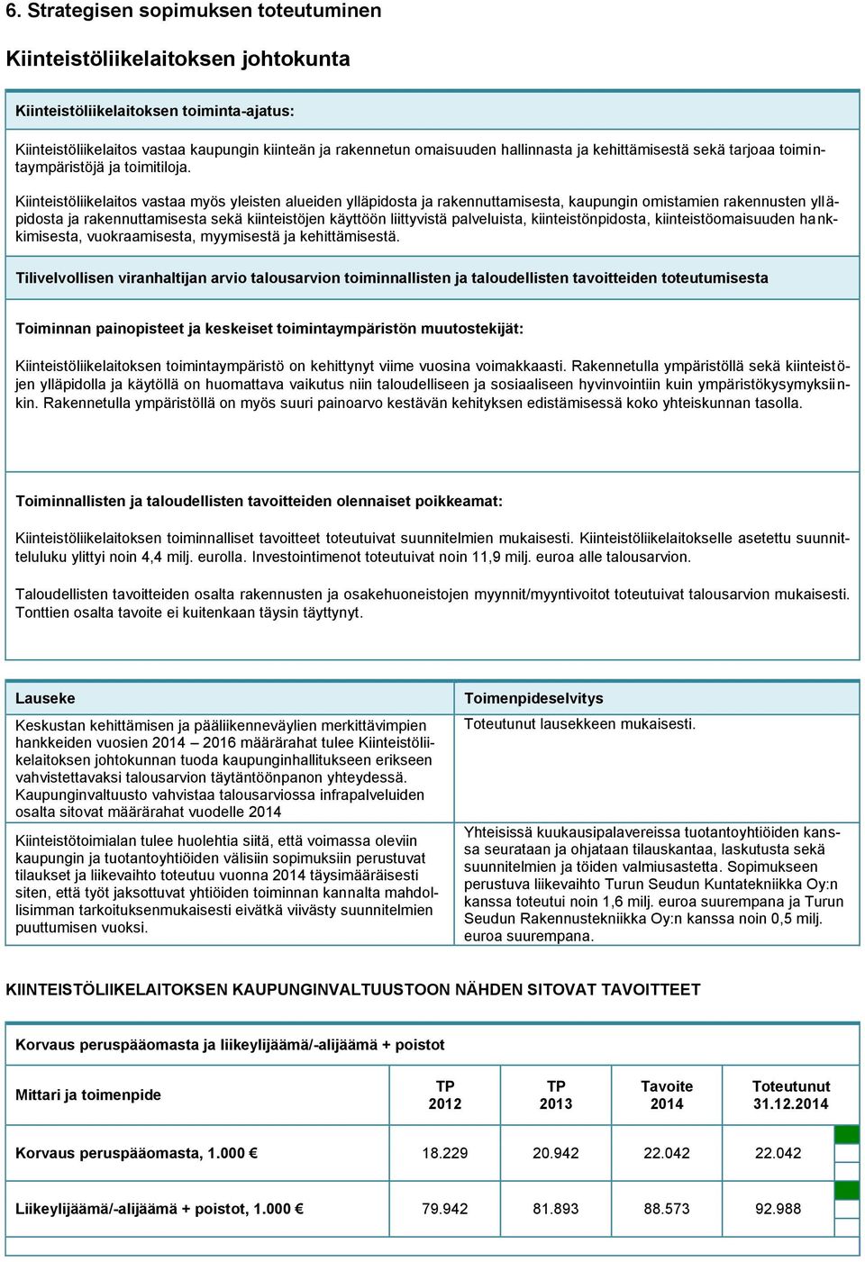 Kiinteistöliikelaitos vastaa myös yleisten alueiden ylläpidosta ja rakennuttamisesta, kaupungin omistamien rakennusten ylläpidosta ja rakennuttamisesta sekä kiinteistöjen käyttöön liittyvistä