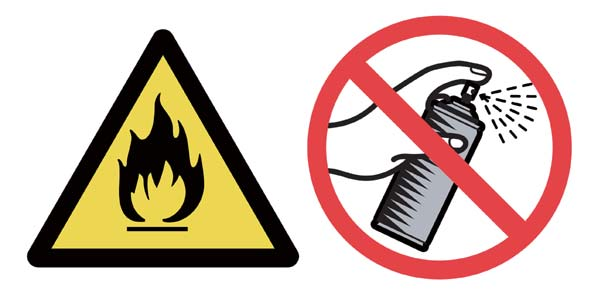 Turvallisuusohjeet ÄLÄ siivoa roiskunutta väriainetta pölynimurilla. Väriaine voi aiheuttaa kipinöintiä imurin sisällä, jolloin tulipalon mahdollisuus on olemassa.