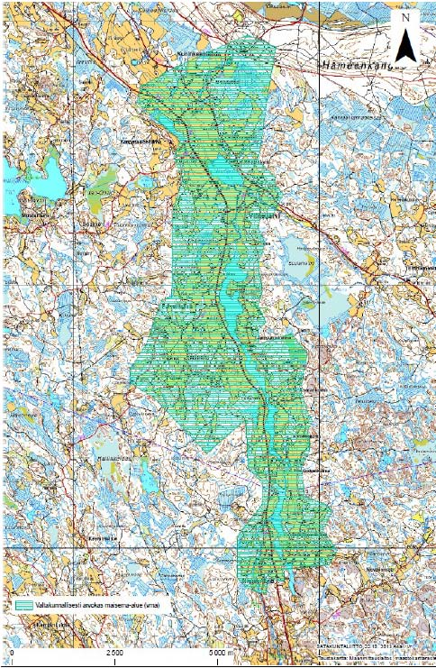 Kuninkaanlähde, karavaanarialue Vihteljärvi-Niemenkylä Karttatarkastelussa huomio kiinnittyy Pohjanmaan tien hallitsevaan asemaan alueen äänimaisemaan vaikuttavana tekijänä Maataloustoimintojen äänet