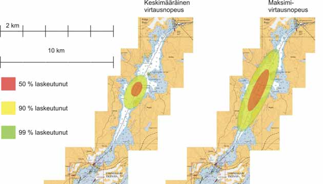 FCG Finnish Consulting Group Oy Arviointiselostus 91 Läjitysalueen L0 vaikutusalueen arvio on esitetty kuvassa 7.6.