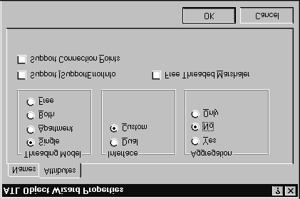 382 Microsoft Visual C++ 6.0 MCSD Training Kit 6. Valitse ATL Object Wizard Properties -dialogissa Attributes-välilehti. Aseta seuraavat kuvassa 9.