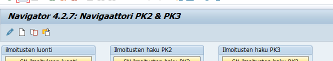 11 NAVIGAATTORIN MUOKKAUS Muokkaamalla voit lisätä navigaattoriin SAP transaktioita, omia variantteja sekä URLlinkkejä (WEB- tai tiedosto-osoite) mikäli sinulla on näille tarvetta.