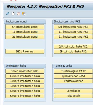 7 NAVIGAATTORIN MUOKKAUS ENNEN KÄYTTÖÖNOTTOA Omien ilmoitusten haku ja navigaattorin suojaus Aukaise navigaattori valitse omien ilmoitusten haku Tarkoituksena