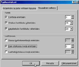 Esitysviestintä 1, vs. 1 21 Esitysviestintä 1, vs. 1 22 Tekstin fonttia voit muotoilla normaalisti muotoilutyökalurivin painikkeilla tai valitsemalla Muotoile > Fontti.