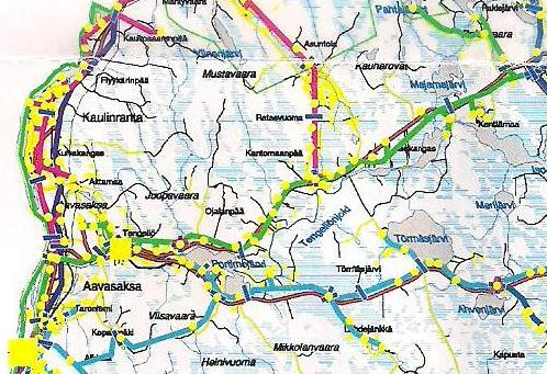 50 3.5.3 Johtolähtö 07 Kuva 17. Ylitornion aseman lähtö 07. (Tornionlaakson Sähkö Oy) Taulukko 8. Lähdön 07 tiedot.