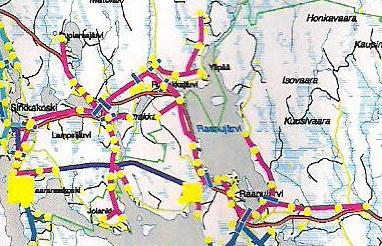 55 3.6.1 Johtolähtö 02 Kuva 20. Kaaranneskosken aseman lähtö 02. (Tornionlaakson Sähkö Oy) Taulukko 12. Lähdön 02 tiedot.