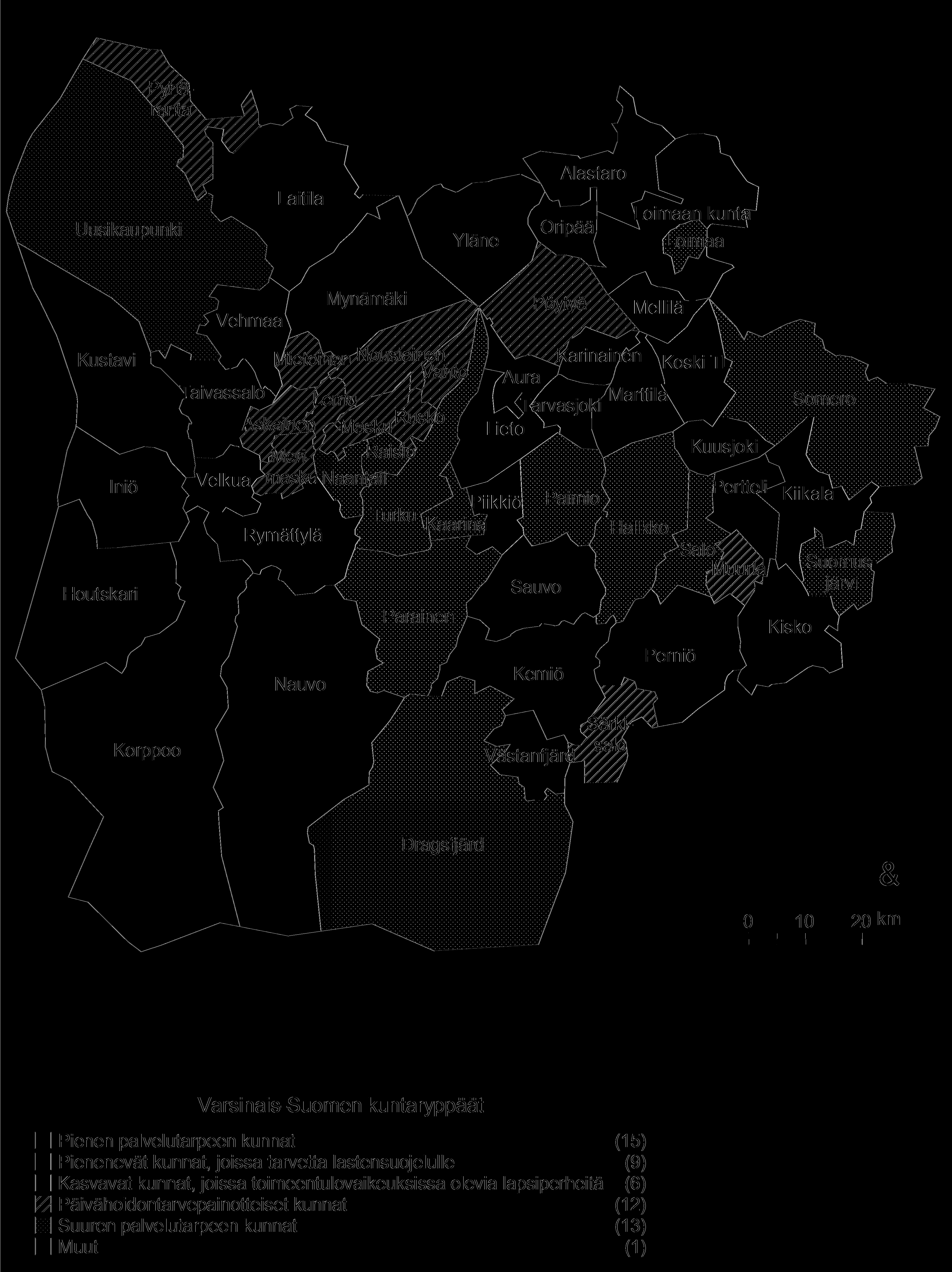 22 Varsinais-Suomi tilastojen valossa Kuvio 2.